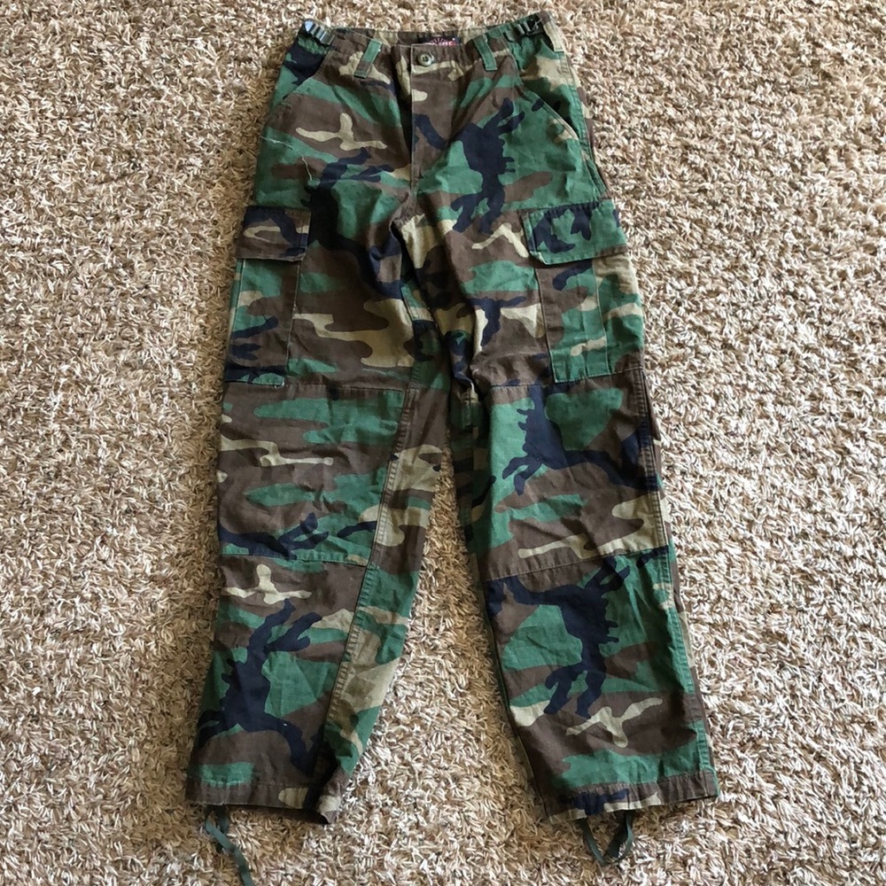 Tru-Spec camouflage army pants x-small short